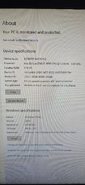 Gaming PC - Cpu i5 4590 4th Generation - Gpu GTX 950 - 12GB RAM 14