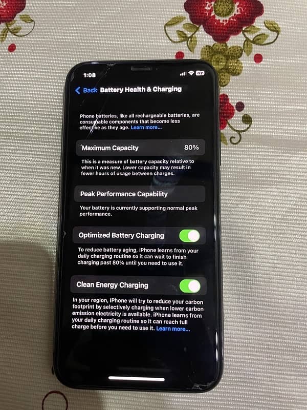 iPhone X 256GB LLA Model, PTA approved 5