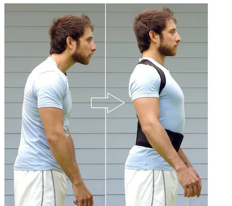 Posture Corrector Back Pain Support Shoulder Gym Belt Girls Men Women 3