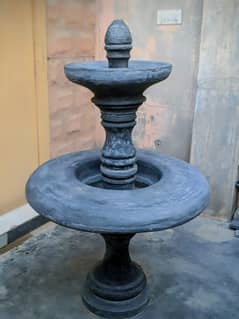 Concrete Two Plate Fountain