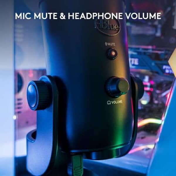 Blue yeti blackout microphone imported from UK. 1