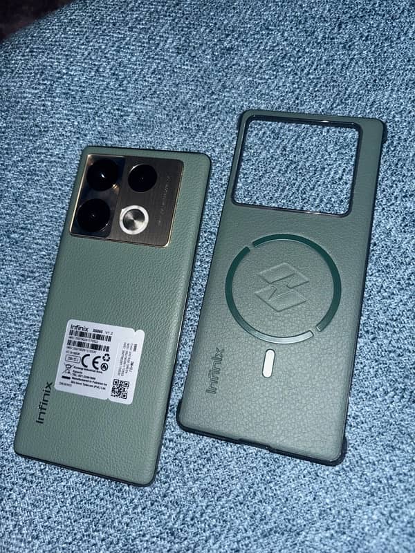 infinix note 40 pro Green color just one day used with MagSafe charger 1