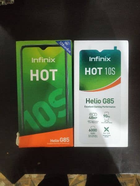 Infinix Hot 10 Play 6/128 With Box & Data Cable 1