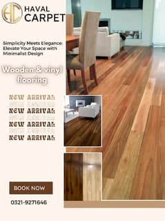 Wooden Vinyl Flooring - Semi,  Mate, Gloss Flooring - Home & Office