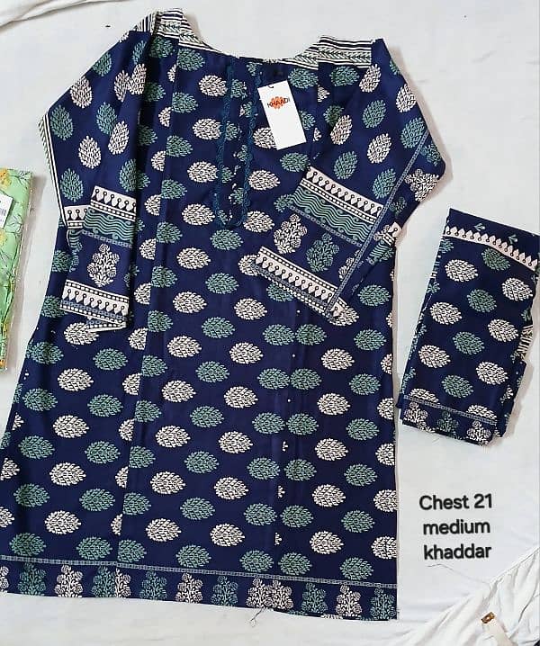 khaadi two piece stitched. 9