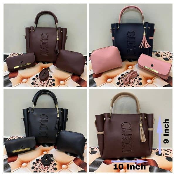 Branded 3pc Handbag 2