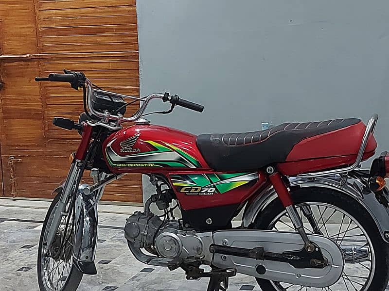 Honda CD70 2022 Model Letter 3