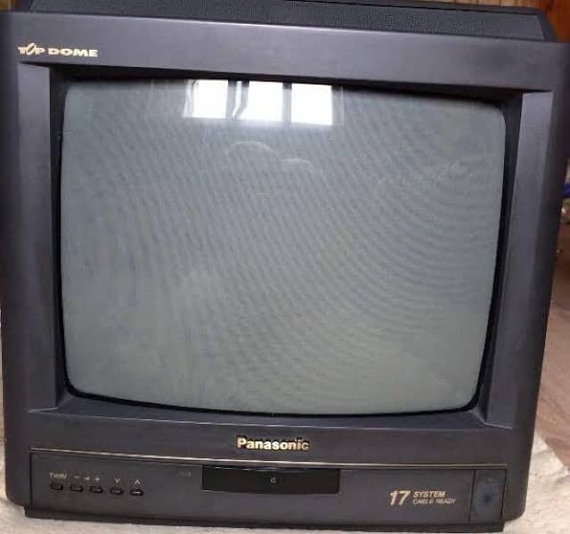 Panasonic Top Dome 14" working TV & Remote 3