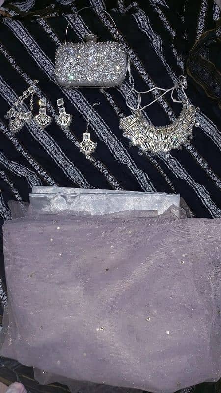 Engament Dress, Jewelery n Clutch free shoes 9