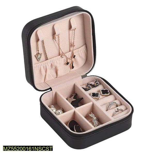 Stylish Square Jewelry Box for Women - Compact & Elegant Storage Box 2