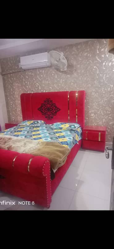 Par Day short time One BeD Room apartment Available for rent in Bahria town phase 4 and 6 empire Heights 2 Family 0