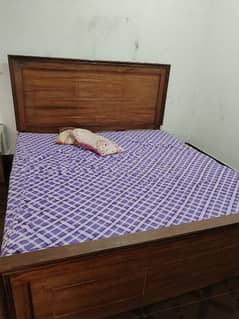 Pure Wooden Bed and mattress for Sell