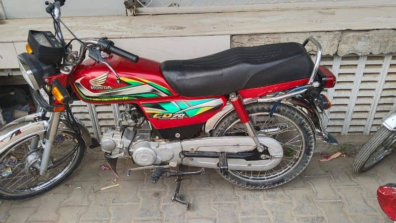 Honda CD 70 Model 2022 exchange possible WhatsApp 03082360613 4