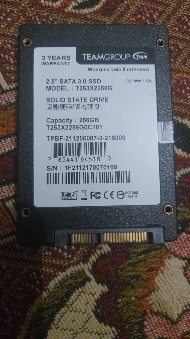 Teamgroup SSD 256gb 1