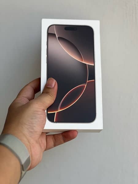 Iphone 16 promax 256gb Physical dual Desert 0