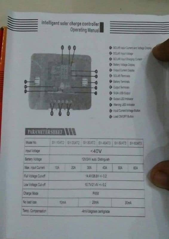 solar charger 50a 10/10 6