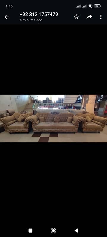 5 seater sofa set 10 yrs warranty 15