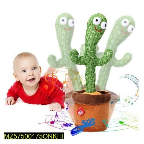 Dancing Cactus Plush Toy For Kids 1