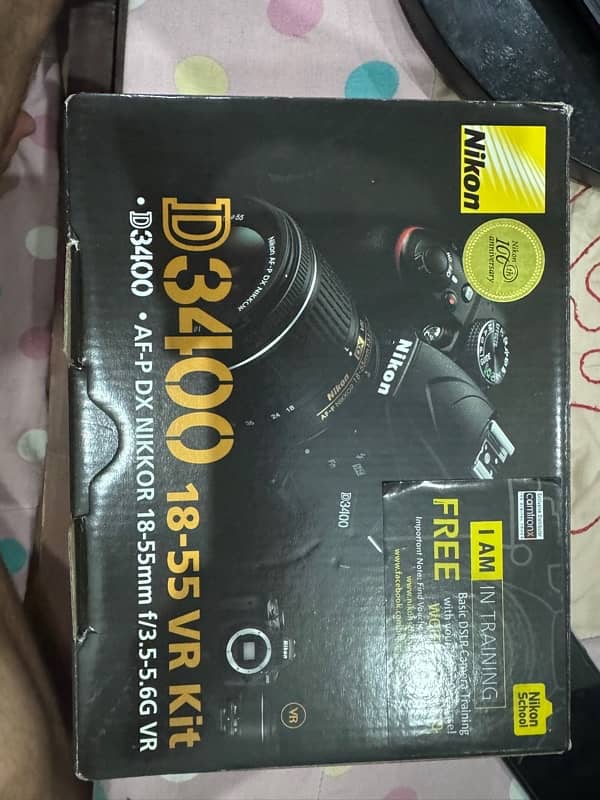 nikon d3400 mint condition 10/10 10