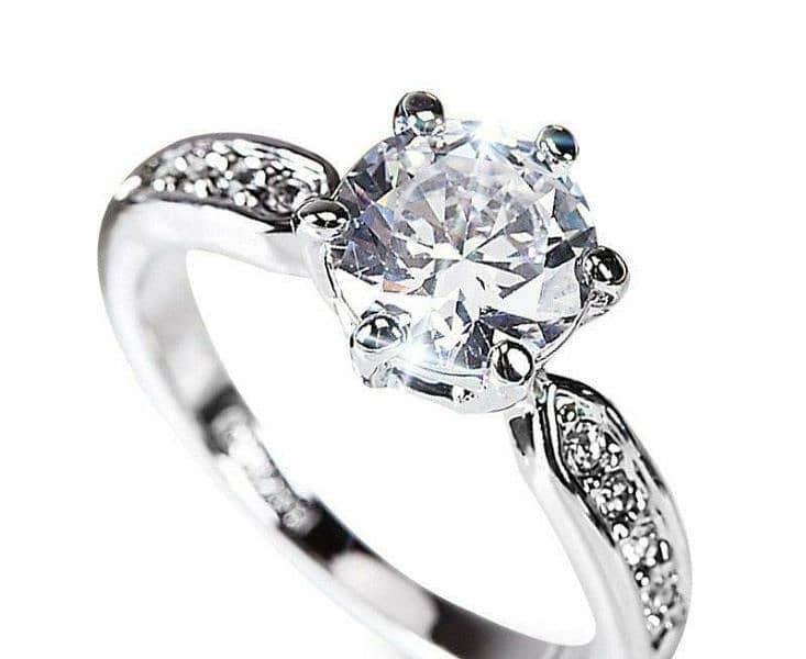 Imported Zircon Ring Adjustable 0