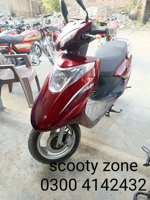 power scooty 70cc automatic mobile no# 03004142432# 6