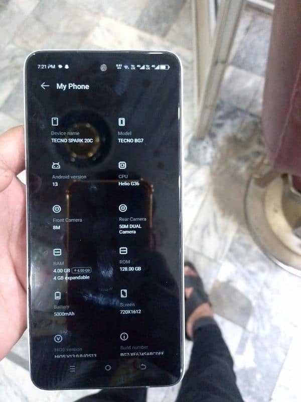 tecno spark 20c 2024 new model 3month used 8 128 gb 3