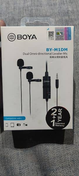 Boya dual Mic BY-M1DM 100% New Condition 0