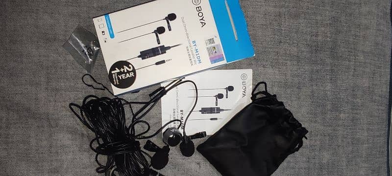 Boya dual Mic BY-M1DM 100% New Condition 1