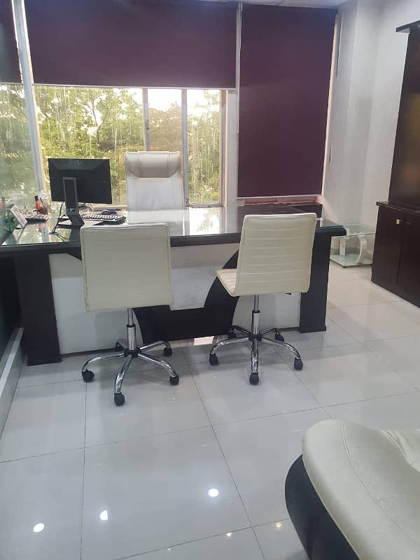 NEAR 2 TALWAR VIP LAVISH FURNISHED OFFICE FOR RENT WITH EXCITIVE CHAMBER MEETING ROOM CUBICLE WORK STATION AC LCD RENT ALMOST FINAL NOTE 1 MONTH COMMISSION RENT SERVICES CHARGES MUST 1