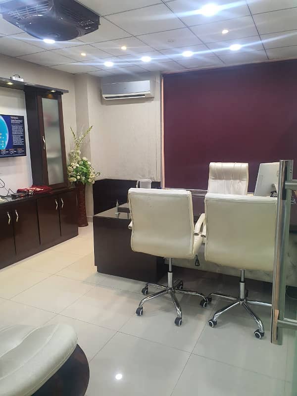 NEAR 2 TALWAR VIP LAVISH FURNISHED OFFICE FOR RENT WITH EXCITIVE CHAMBER MEETING ROOM CUBICLE WORK STATION AC LCD RENT ALMOST FINAL NOTE 1 MONTH COMMISSION RENT SERVICES CHARGES MUST 4