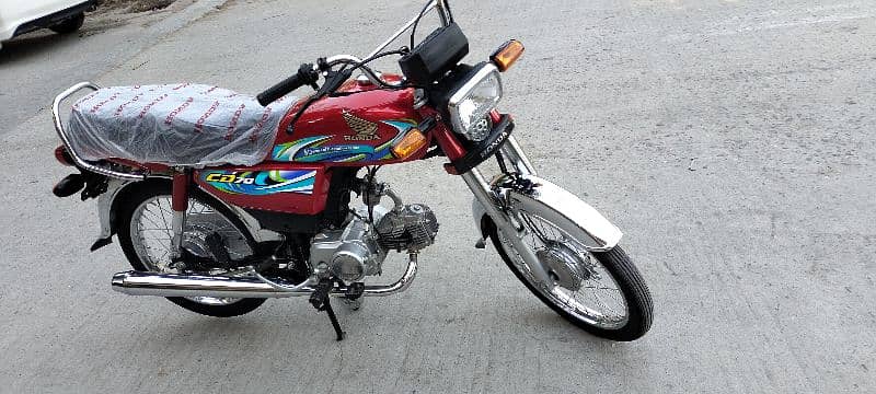 Honda CD70 model 2024 Rawalpindi number 03055228242 15