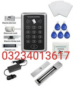 smart digitl finger card code access control system electric door lock