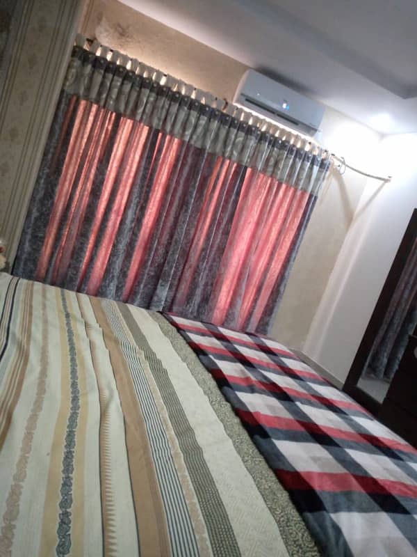 Par day one bed appatment for rent bahira town phase 6 any time available 3