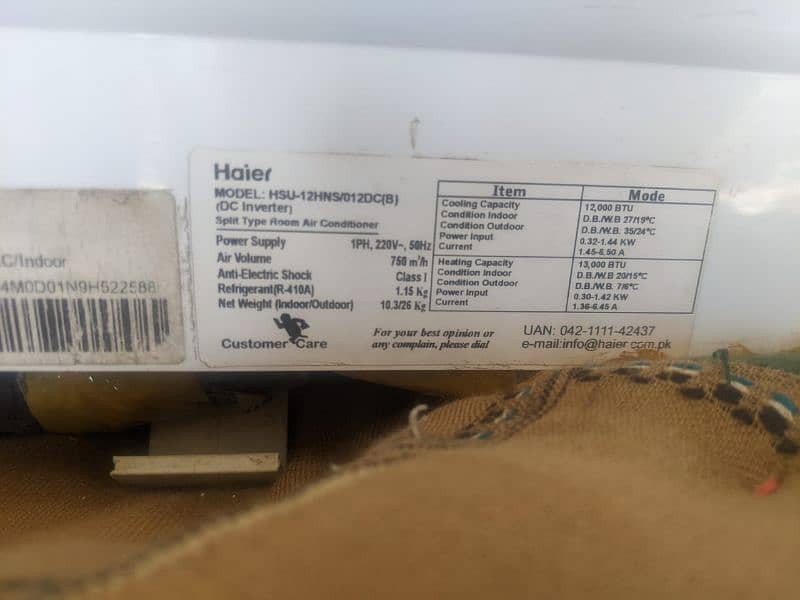 haier Dc inverter 4