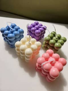 bubble scented candles