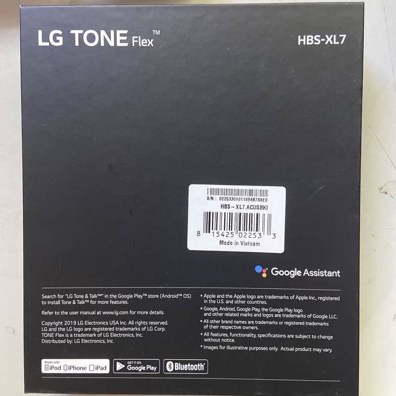 Imporrted LG TONE Flex headphones for sale 3