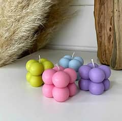 scented mini  bubble candles 0