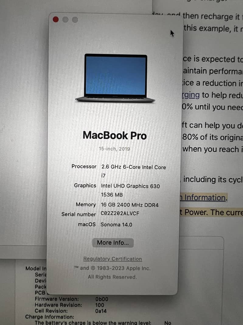 Macbook pro 2019 15 inch 1