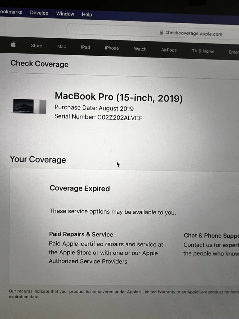 Macbook pro 2019 15 inch 2