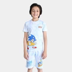 Bacha party Boys Sonic 2 Piece Suit shorts Tie Dye