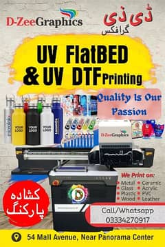 UV FlatBed And UV DTF Printing