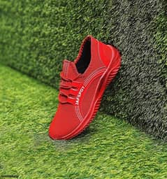 Man casual shoes Sneakers Red