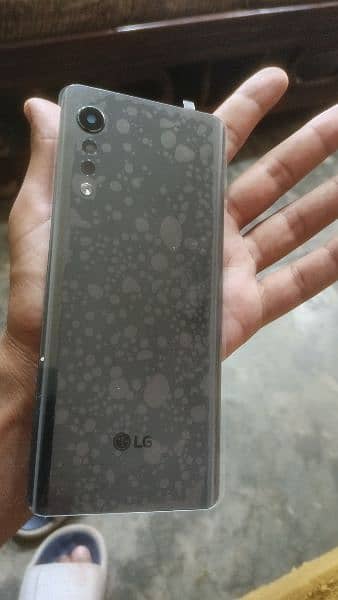 Lg velvet Back glass cover ( American Model )without side button glass 2