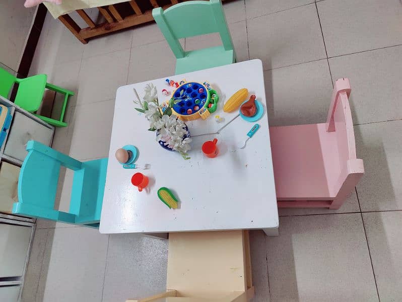 kids bed, kids chairs, study table, kids room decoration 1