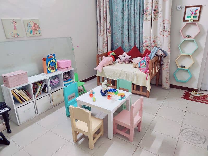 kids bed, kids chairs, study table, kids room decoration 3