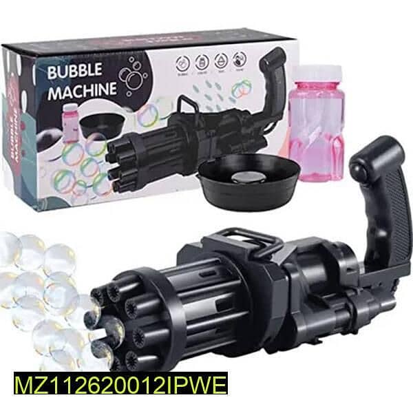 8 Hole Bubble Machine Gun For Kids 3