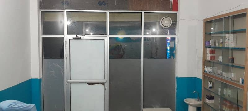 aluminium glass door frame. 1