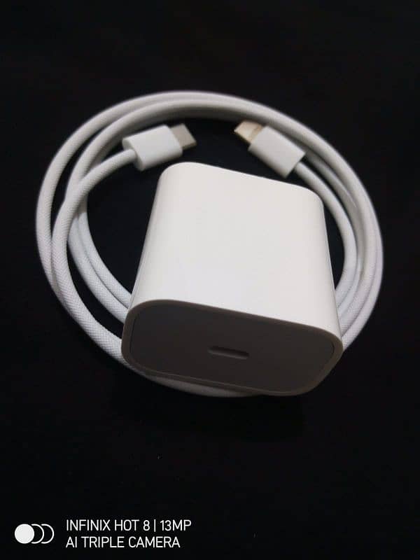 Iphone 15pro max Charger and Cable 20watt 100% original with warranty. 2