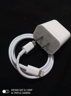 Iphone 14pro max Charger and Cable 20watt new conditon 100% original.