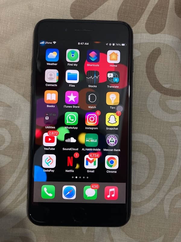 iPhone7+ 128 GB PTA APPROVED 5